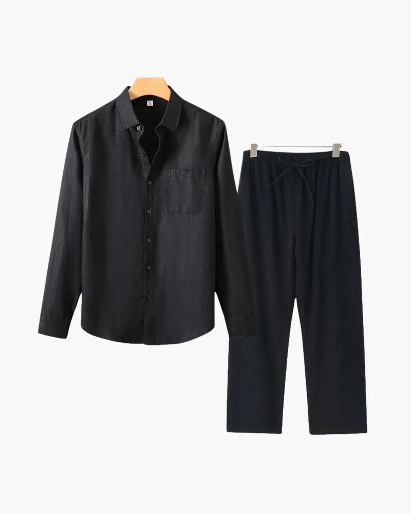 Alex | Men's Timeless Button Shirt Summer Set