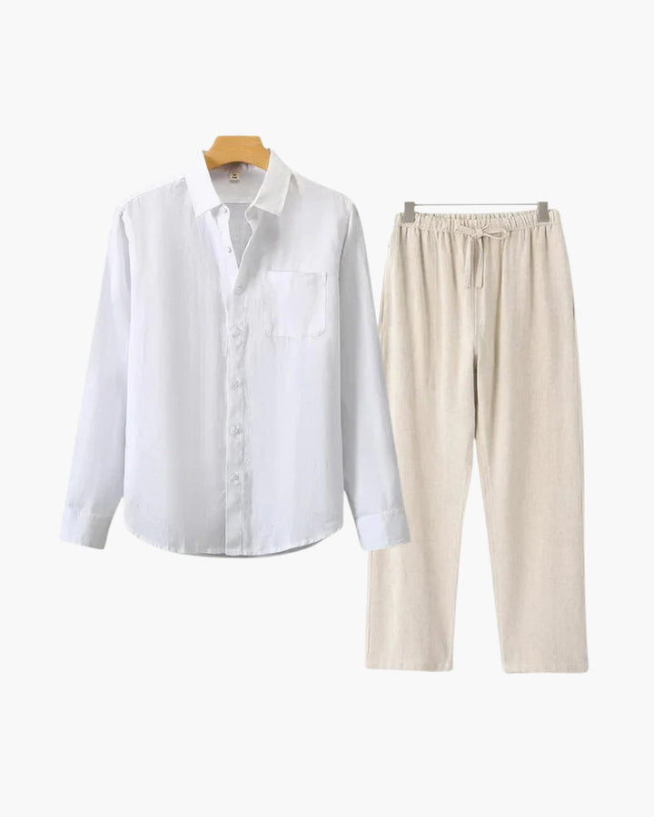 Alex | Men's Timeless Button Shirt Summer Set