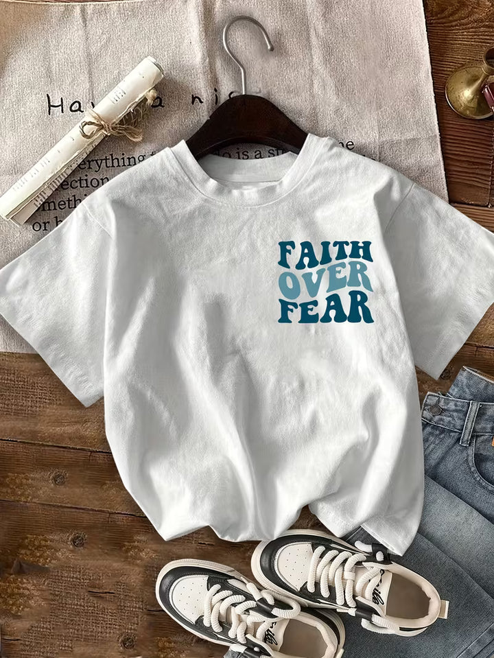 Faith Over Fear - Everyday Short Sleeve Graphic Tee