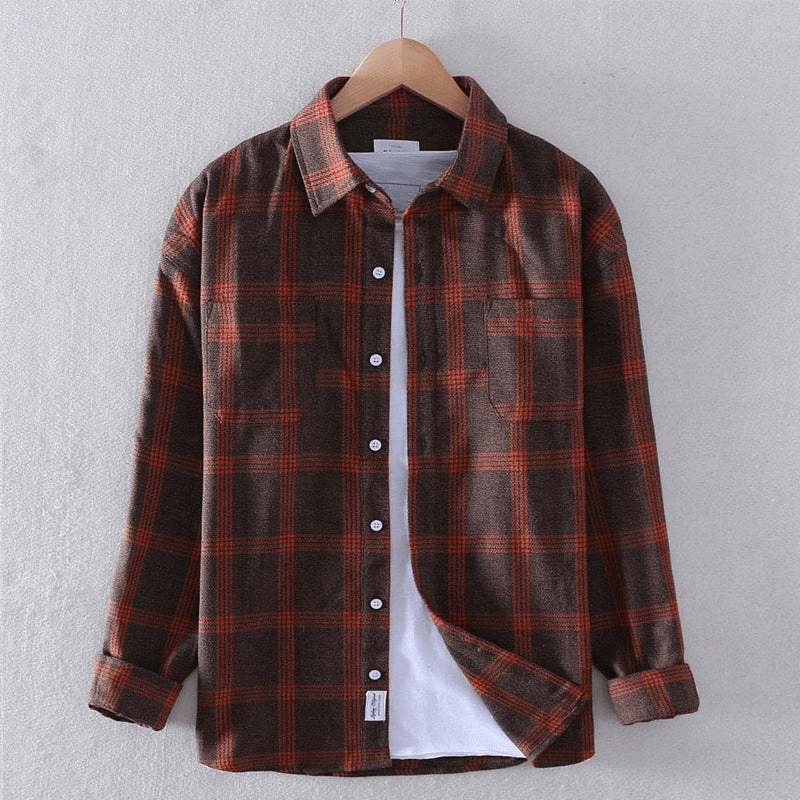 Eric | Men's Checkered Casual Button-Down Shirt